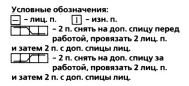 Вязание спицами. Схема узора жгуты для детского жакета Вязание спицами. Схема узора жгуты для детского жакета