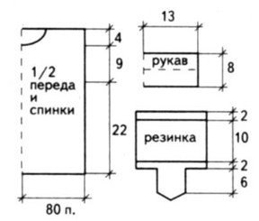 Вязание спицами. Выкройка жилета, штанишек и гетры-носки на 2-3 года Вязание спицами. Выкройка жилета, штанишек и гетры-носки на 2-3 года