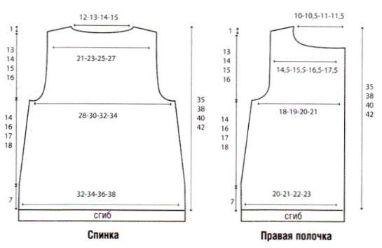 Вязание спицами. Выкройка детского жакета с капюшоном для мальчика 6 месяцев (1; 1,5; 2 года)