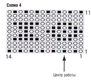 Вязание спицами. Схема жаккардового узора для детского свитера на девочку
