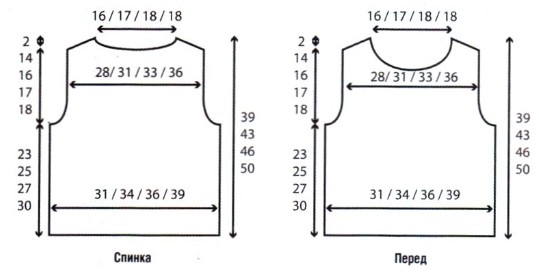 Вязание спицами. Выкройка свитера на девочку 4 (6; 8; 10) лет Вязание спицами. Выкройка свитера на девочку 4 (6; 8; 10) лет
