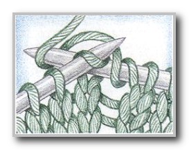 Курс Вязание спицами. Множественный накид. Шаг 1 Курс Вязание спицами. Множественный накид. Шаг 1
