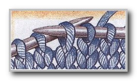 Курс Вязание спицами. Детали дизайна, частичное вязание. Обвить петлю на лицевой стороне, шаг 1 Курс Вязание спицами. Детали дизайна, частичное вязание. Обвить петлю на лицевой стороне, шаг 1