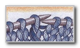 Курс Вязание спицами. Детали дизайна, частичное вязание. Обвить петлю на лицевой стороне, шаг 3 Курс Вязание спицами. Детали дизайна, частичное вязание. Обвить петлю на лицевой стороне, шаг 3
