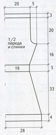 Вязание крючком. Выкройка короткого женского летнего платья-сетки. Размеры: 38