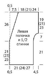 Вязание крючком. Вязание крючком. Выкройка летнего жилета со спущенными рукавами. Размеры: 36/38 (40/42) 44/46 Вязание крючком. Выкройка летнего жилета со спущенными рукавами. Размеры: 36/38 (40/42) 44/46