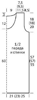 Вязание крючком. Выкройка женской летней безрукавки-майки. Размеры: 34/36 (38/40) 42/44 Вязание крючком. Выкройка женской летней безрукавки-майки. Размеры: 34/36 (38/40) 42/44