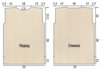 Вязание спицами. Выкройка мужского свитера. Размер 52/54 Вязание спицами. Выкройка мужского свитера. Размер 52/54