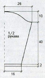 Вязание спицами. Выкройка мужского свободного пуловера. Размер XXL-XXXL