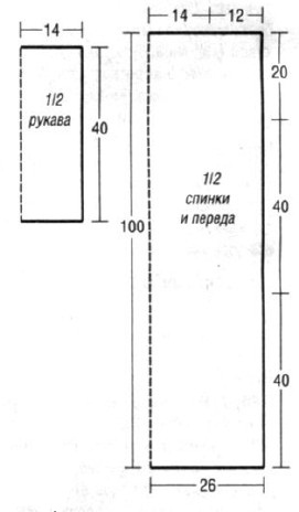 Вязание спицами. ыкройка прямого платье из трех видов пряжи. Размеры: 46-48 Вязание спицами. Выкройка прямого платье из трех видов пряжи. Размеры: 46-48
