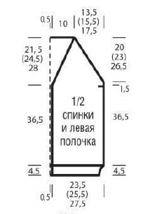 Вязание спицами. Выкройка жакета-реглан с глубоким V-вырезом. Размер: 36/38 (40/42) 44/46. Размер: 36/38 (42) 46/48 Вязание спицами. Выкройка жакета-реглан с глубоким V-вырезом. Размер: 36/38 (40/42) 44/46. Размер: 36/38 (42) 46/48
