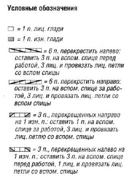 Вязание спицами. Схема рельефного узора для женского жакета Вязание спицами. Схема рельефного узора для женского жакета