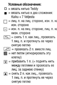 Вязание спицами. Схема зигзагообразного узора для пончо