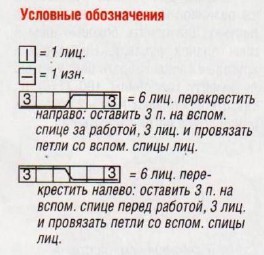Вязание спицами. Схема узора для пончо