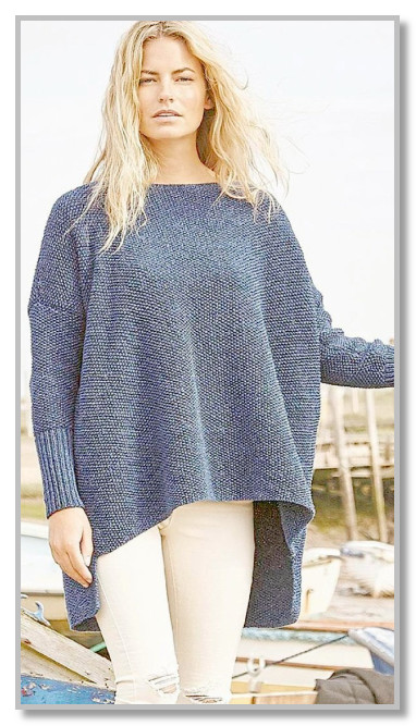 Вязание спицами. Прямой свободный джемпер-оверсайз. Размеры: S (M, L, XL, XXL) Вязание спицами. Прямой свободный джемпер-оверсайз. Размеры: S (M, L, XL, XXL)