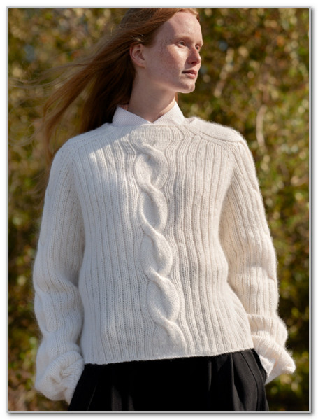 Вязание спицами. Свободный пуловер-реглан с косами. Размеры: S (M, L, XL, 2XL, 3XL, 4XL, 5XL) Вязание спицами. Свободный пуловер-реглан с косами. Размеры: S (M, L, XL, 2XL, 3XL, 4XL, 5XL)