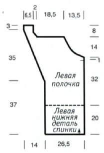 Вязание спицами. Выкройка короткого женского пуловера с перекрученными полочками. Размеры: 36/38 Вязание спицами. Выкройка короткого женского пуловера с перекрученными полочками. Размеры: 36/38