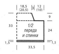 Вязание спицами. Выкройка женской мини-юбки. Размеры: 36/38 (40/42)