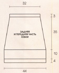 Вязание спицами. Выкройка вязанной юбки, жакета и шапочки размеры 38