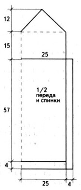 Вязание спицами. Выкройка женского летнего сарафана с открытой спиной. Размеры: 38-40 Вязание спицами. Выкройка женского летнего сарафана с открытой спиной. Размеры: 38-40