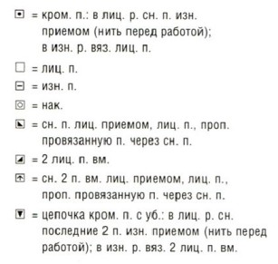 Вязание спицами. Схема ажурного бордюра для летнего топа