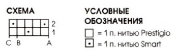Вязание спицами. схема жаккардового узора для летнего топа